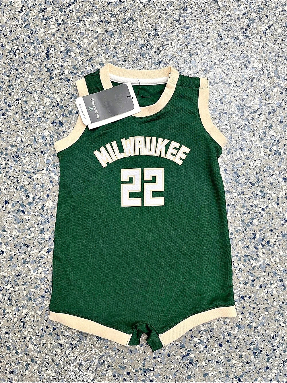 Nike Milwaukee Bucks #22 Middleton Romper NWT